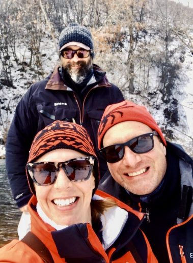 Winter fly fishing in Utah
