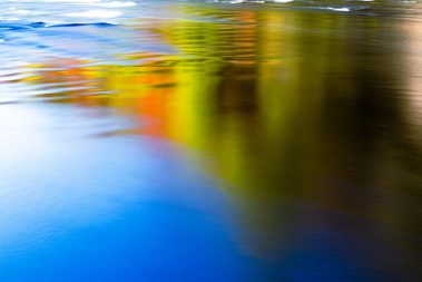 Fall reflections on the Provo River Utah. Utah Fly Fishing Photography By Jeremy Allan.