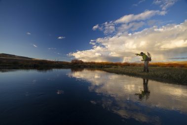 Dry fly casting on the Provo River. Utah fine art prints by Jeremy Allan.