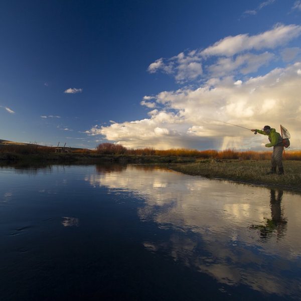 Dry fly casting on the Provo River. Utah fine art prints by Jeremy Allan.